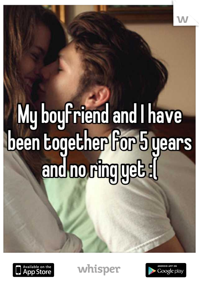 Dating 5 years still no ring